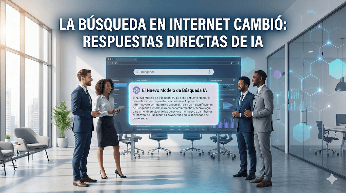 La búsqueda con IA ofrece respuestas directas