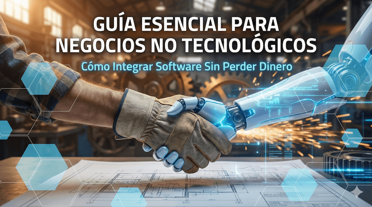 Dueño de negocio evaluando integración tecnológica